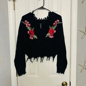 NWT ZAFUL Crochet Sweater